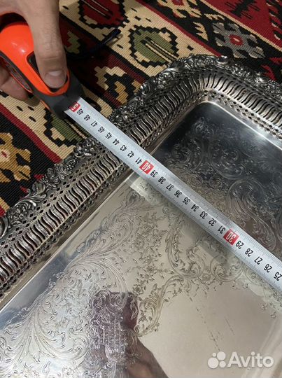 Поднос старинный, английский