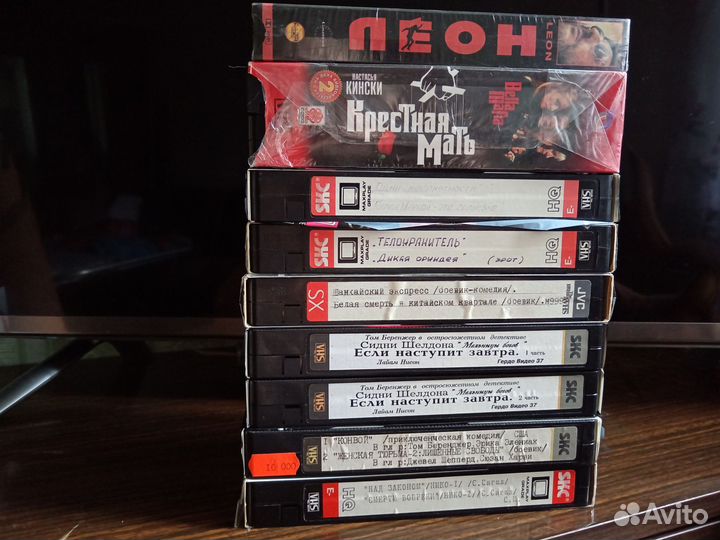 Видеокассеты боевики, зарубежные