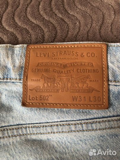 Джинсы levis 502 taper