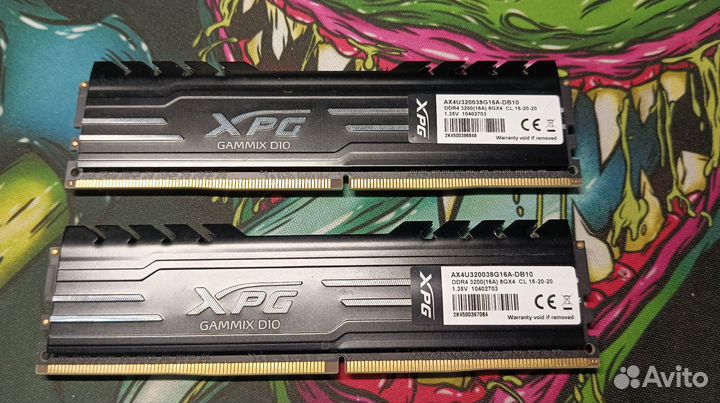 Оперативная память ddr4 16gb 3200 xpg