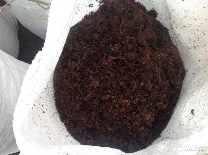 Конский коровий перегной в мешках