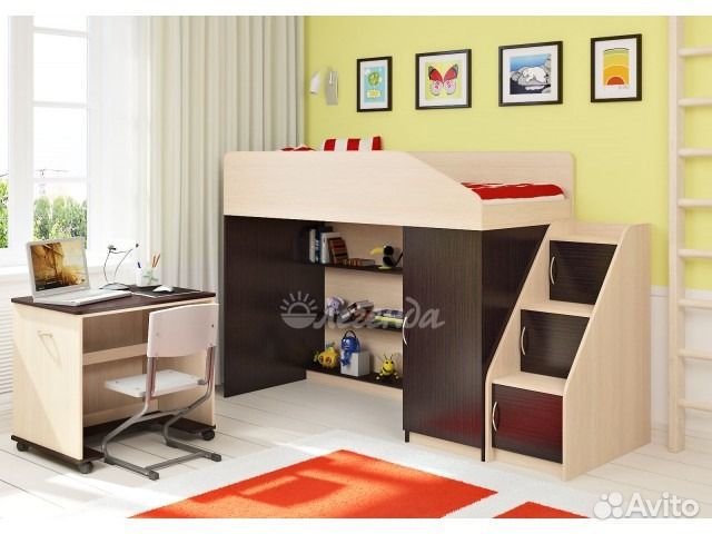 Кровать чердак