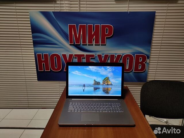 Игровой ноутбук Asus / IPS / 17 дюймов / GTX 4g