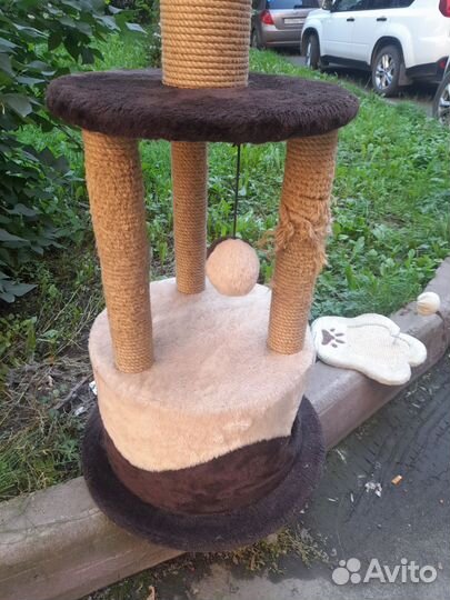 Домик для кошки с когтеточкой бу