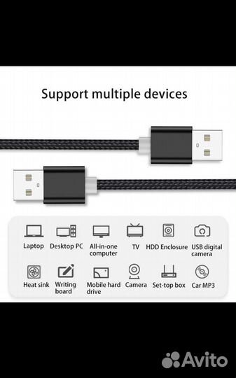 Продаю новый USB удлинитель 1,1.5,3,5м;