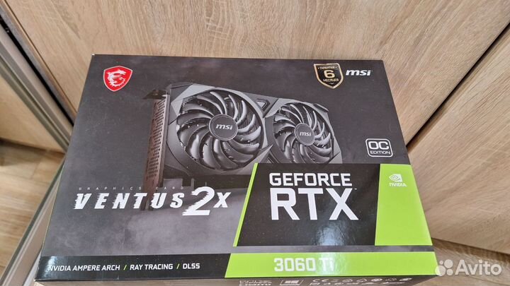 Видеокарта msi 3060ti ventus 2x