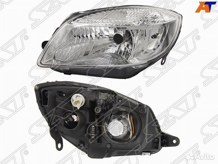 Фара левая Skoda Fabia 2007-2015