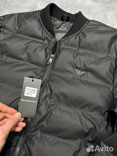 Бомбер armani мужской