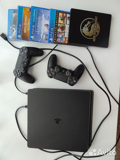 Игровая приставка ps4 slim 1tb
