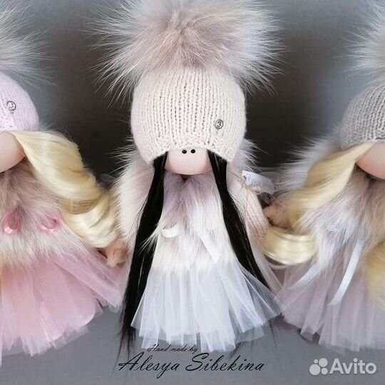 Текстильная кукла ручной работы