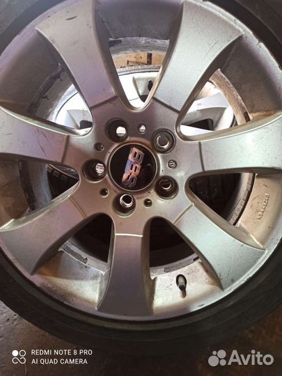 R17 Bfgoodrich Advantage 225/55, PCD 5x120 DIA 74.1