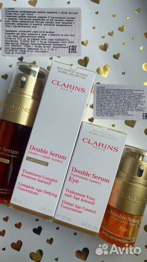 Сыворотки для лица и глаз clarins