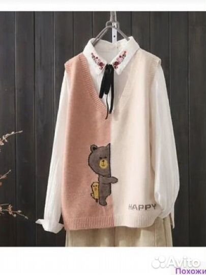 Жилетка для девочки школьная 158