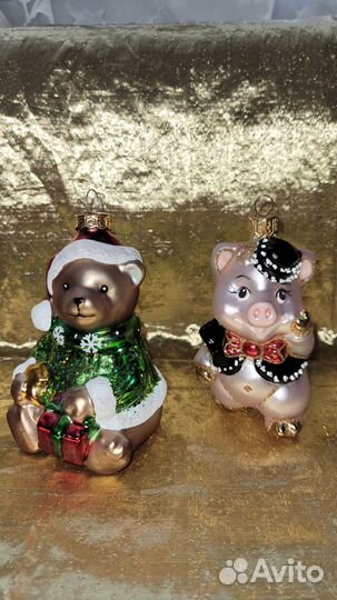 Ёлочные игрушки.стекло