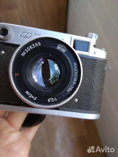 Плёночный фотоаппарат фэд-2 + Индустар-26м