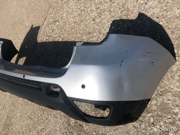 Задний бампер серебро Renault Duster с 2014