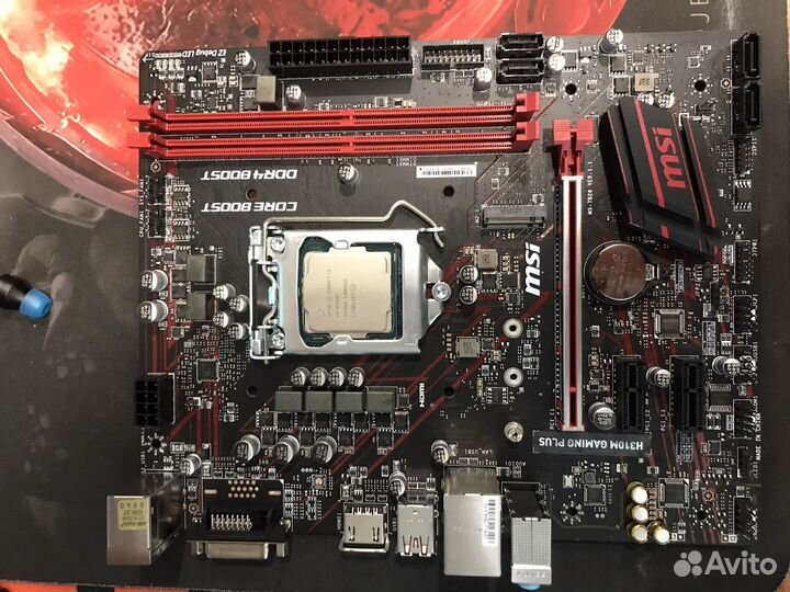 Материнская плата MSI H310-M gaming plus