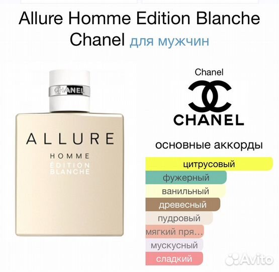 Распив Allure Homme Edition Blanche Chanel