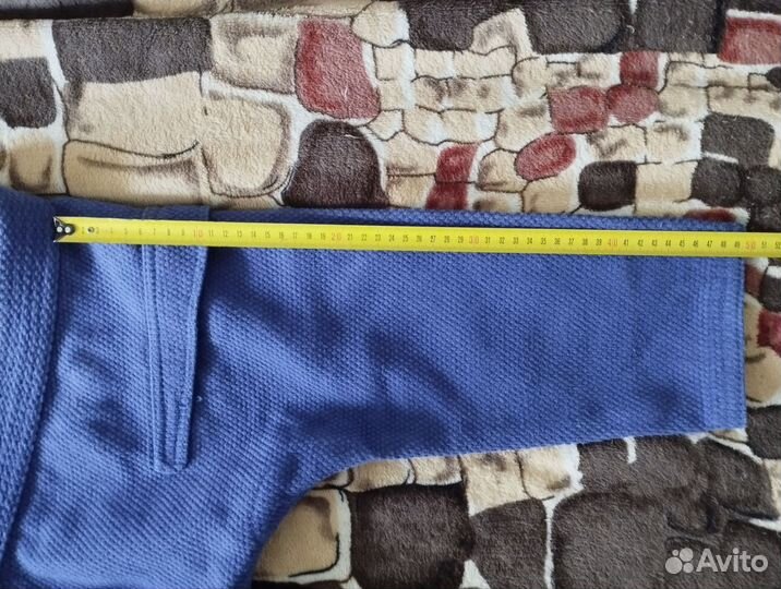 Самбовка синяя 140 р-р/ куртка для самбо