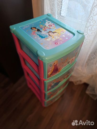 Стеллаж для игрушек пластиковый