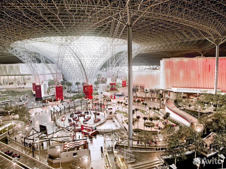 Дубай Топ-Экскурсия Билеты в парк Ferrari World с обедом