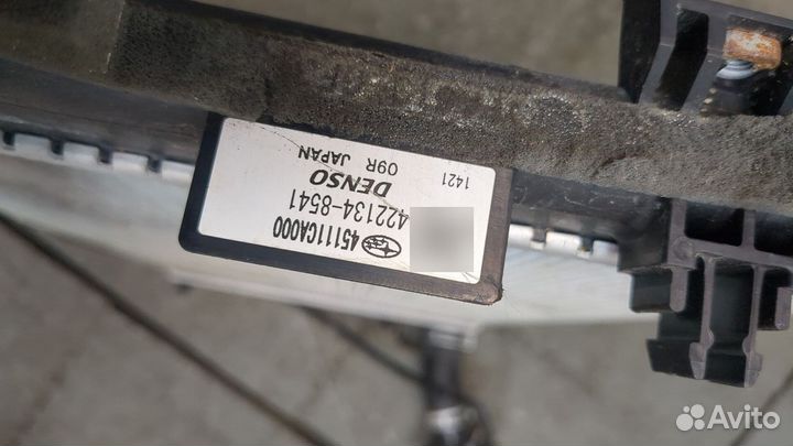 Радиатор охлаждения двигателя Subaru BRZ, 2015