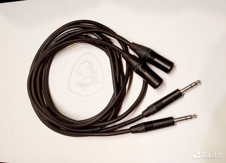 Балансные кабели TRS Jack- XLR(m)