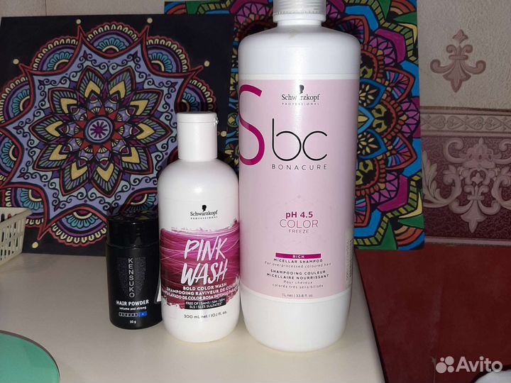 Schwarzkopf розовый тонер для волос