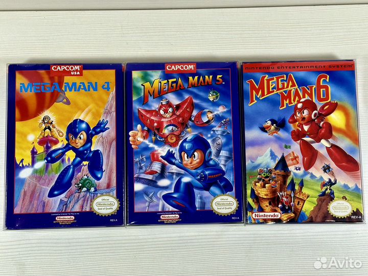 Mega Man 1-6 NES mint
