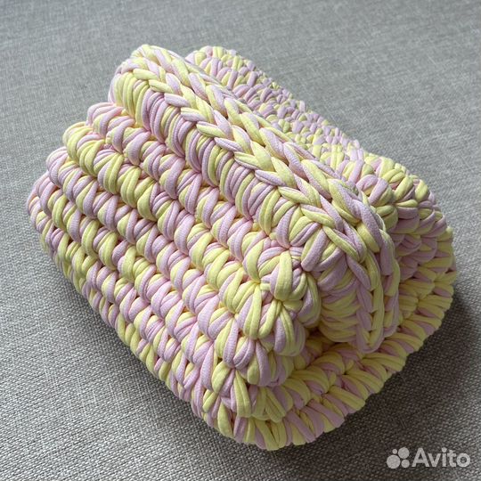 Косметичка из трикотажной пряжи pinterest