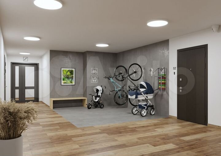 2-к. квартира, 52,8 м², 2/3 эт.