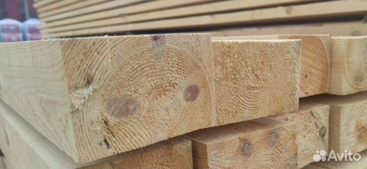 Брус хвойный обрезной 100х150 6м