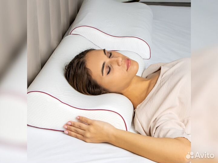 Ортопедическая подушка для сна 60х40х13 см