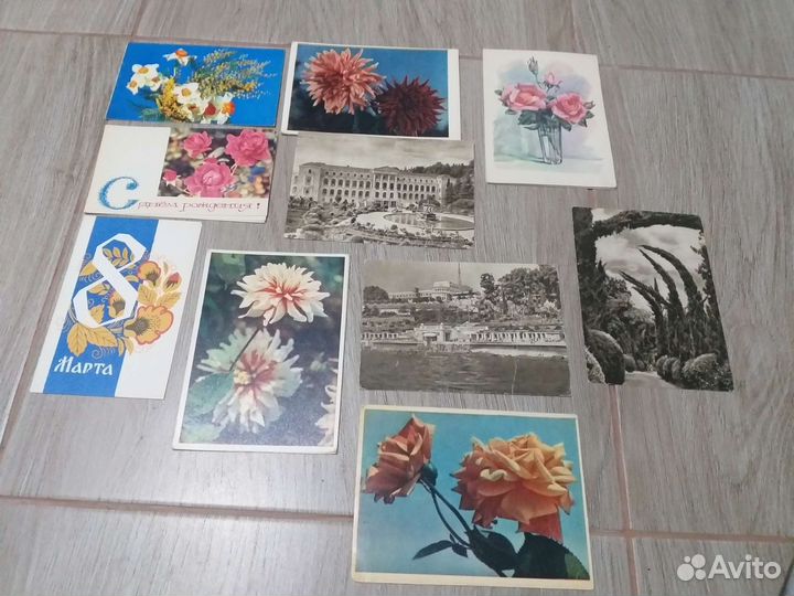 Открытки СССР 50е,60е
