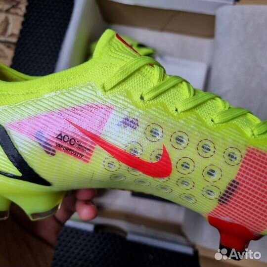 Бутсы Nike Mercurial Vapor 14 FG Салатовые