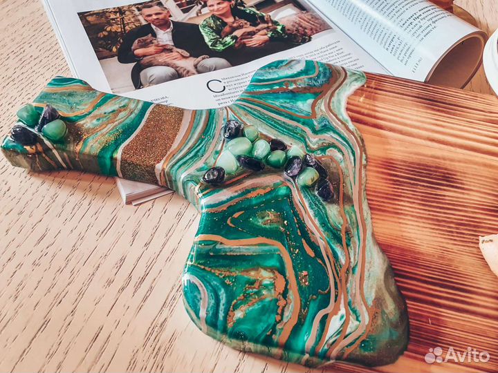 Доска для сервировки, поднос, ручная работа