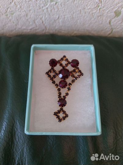 Брошь винтаж Чехословакия