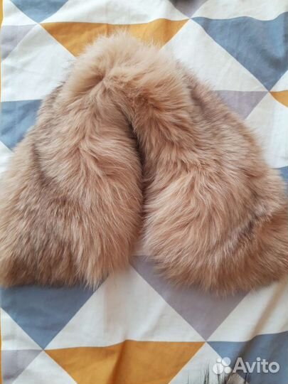 Меховой воротник лиса