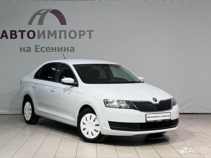 Skoda Rapid 1.6 МТ, 2017, 90 100 км