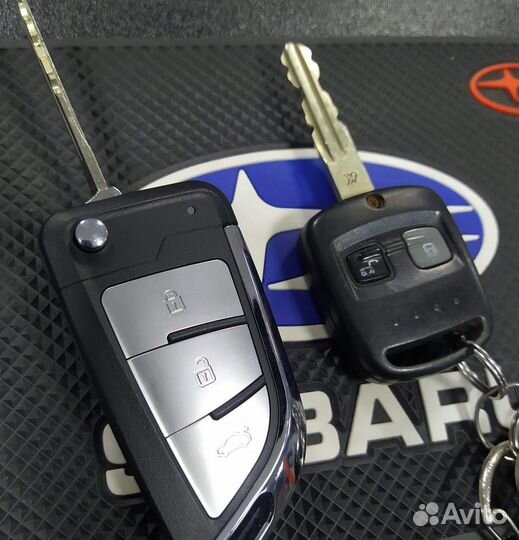 Автомобильный ключ Subaru с программированием