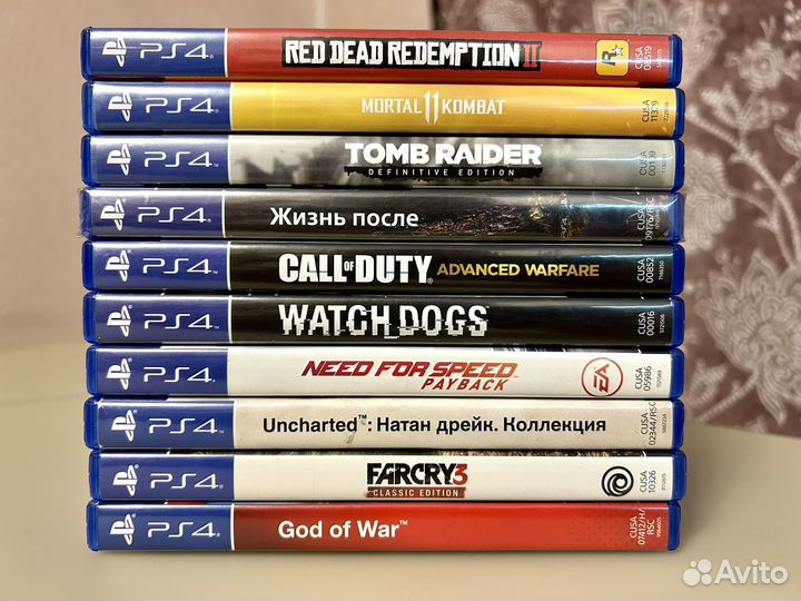 Диски на Sony playstation 4 / 5