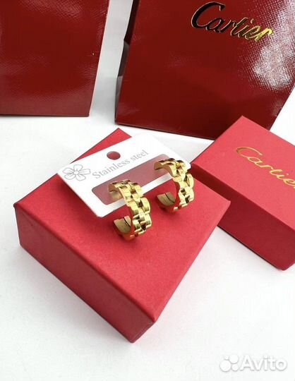 Cartier серьги