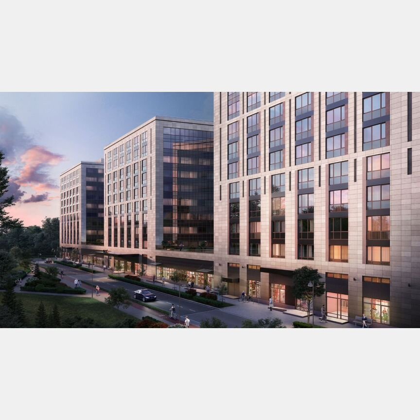 2-к. апартаменты, 64,7 м², 10/11 эт.