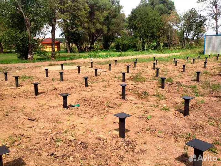 Винтовые сваи, геошурупы под ключ