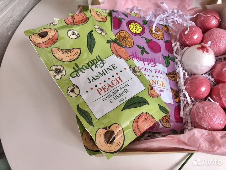 Микс бомбочки и соль для ванны пакетом