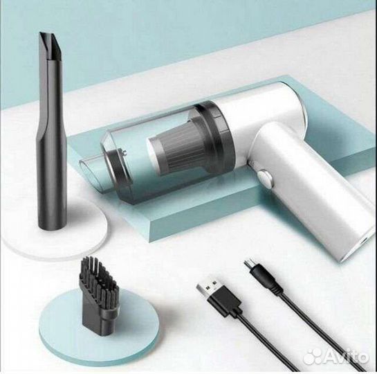 Беспроводной мини пылесос с подсветкой