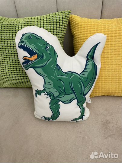 Подушка декоративная динозавр тирекс