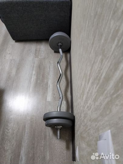 Штанга гриф с блинами