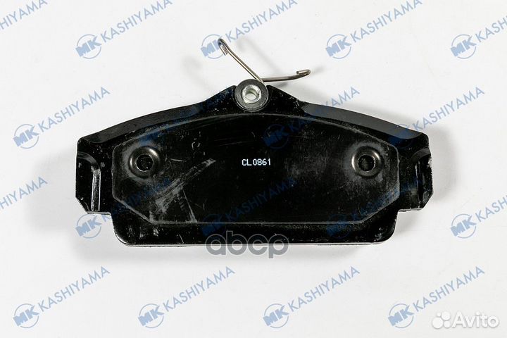 Колодки тормозные, передние (с антискрипной