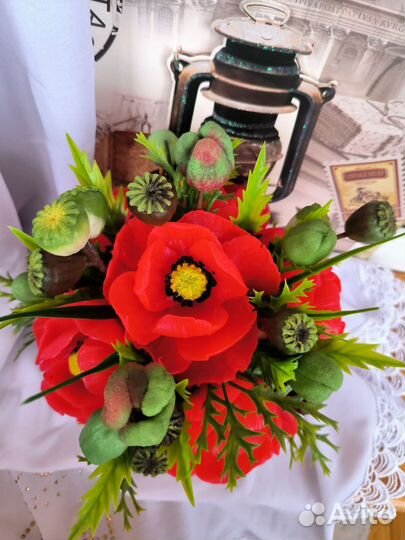 Букет из мыла